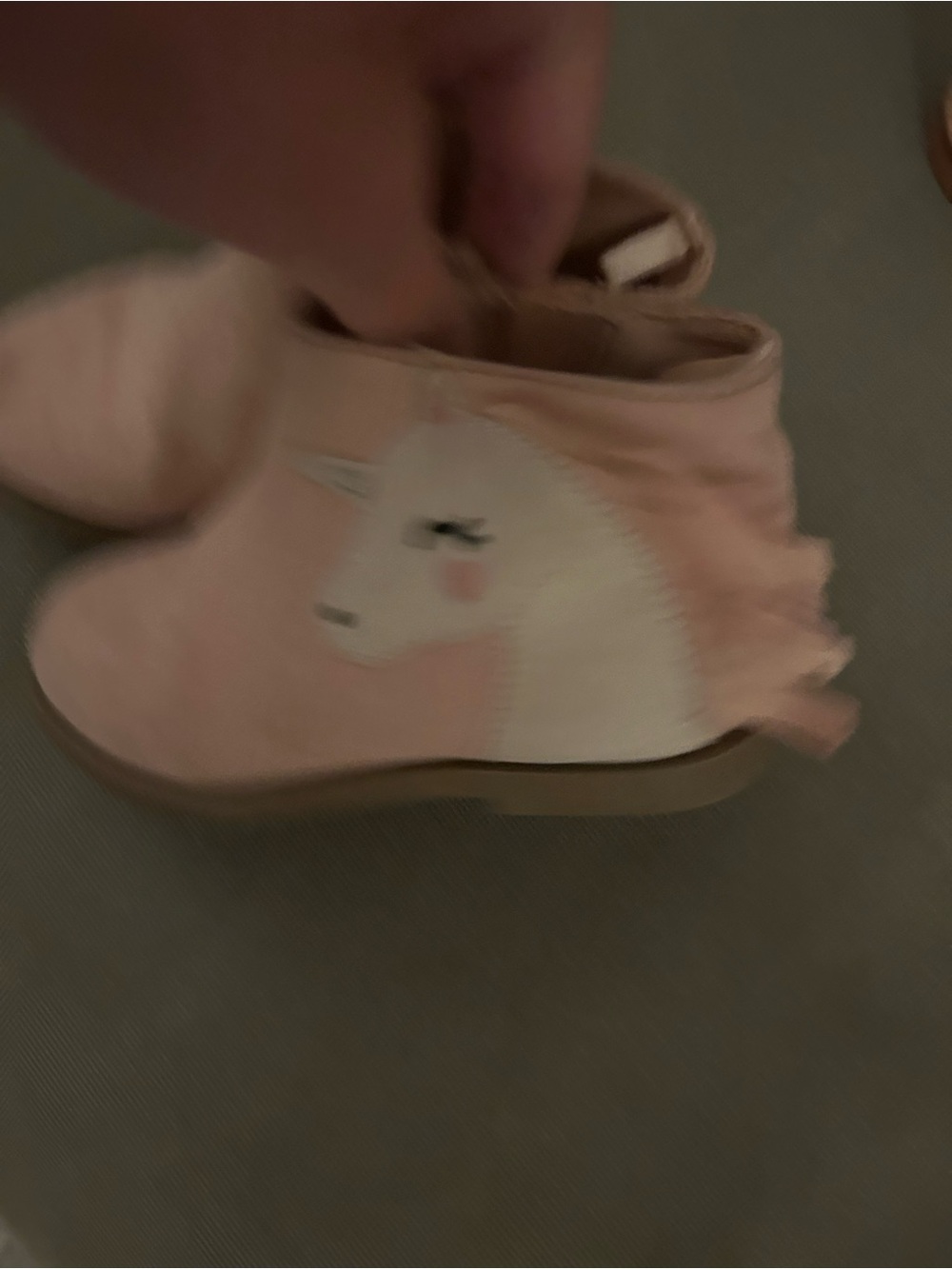 Old Navy Kids Pink Unicorn Boots - Cute Ankle Boots